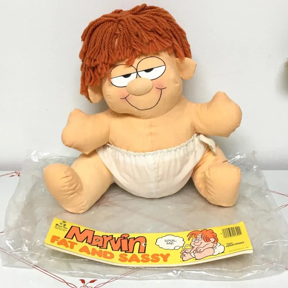 1983 "Baby Marvin" Stuffed Doll - From Comic Strip - Picture 1 of 5
